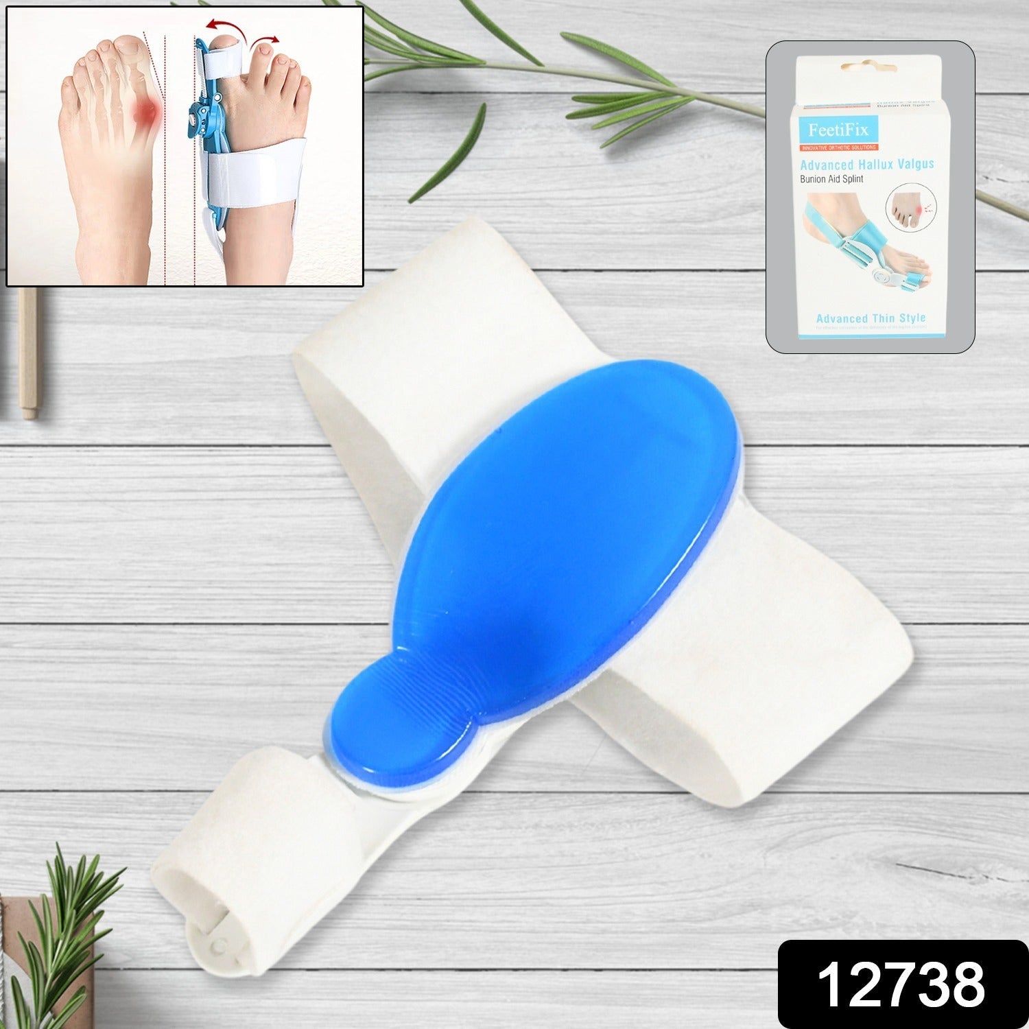 Adjustable Bunion Support Splint – Hallux Valgus Corrector for Men & Women Adjustable Bunion Support Splint – Hallux Valgus Corrector for Men & Women